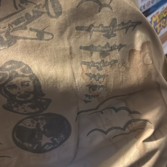 ´Bomber pilot Avirex brown 1987 leather jacket with bomber pilot lining size 44 - Picture 13 of 17